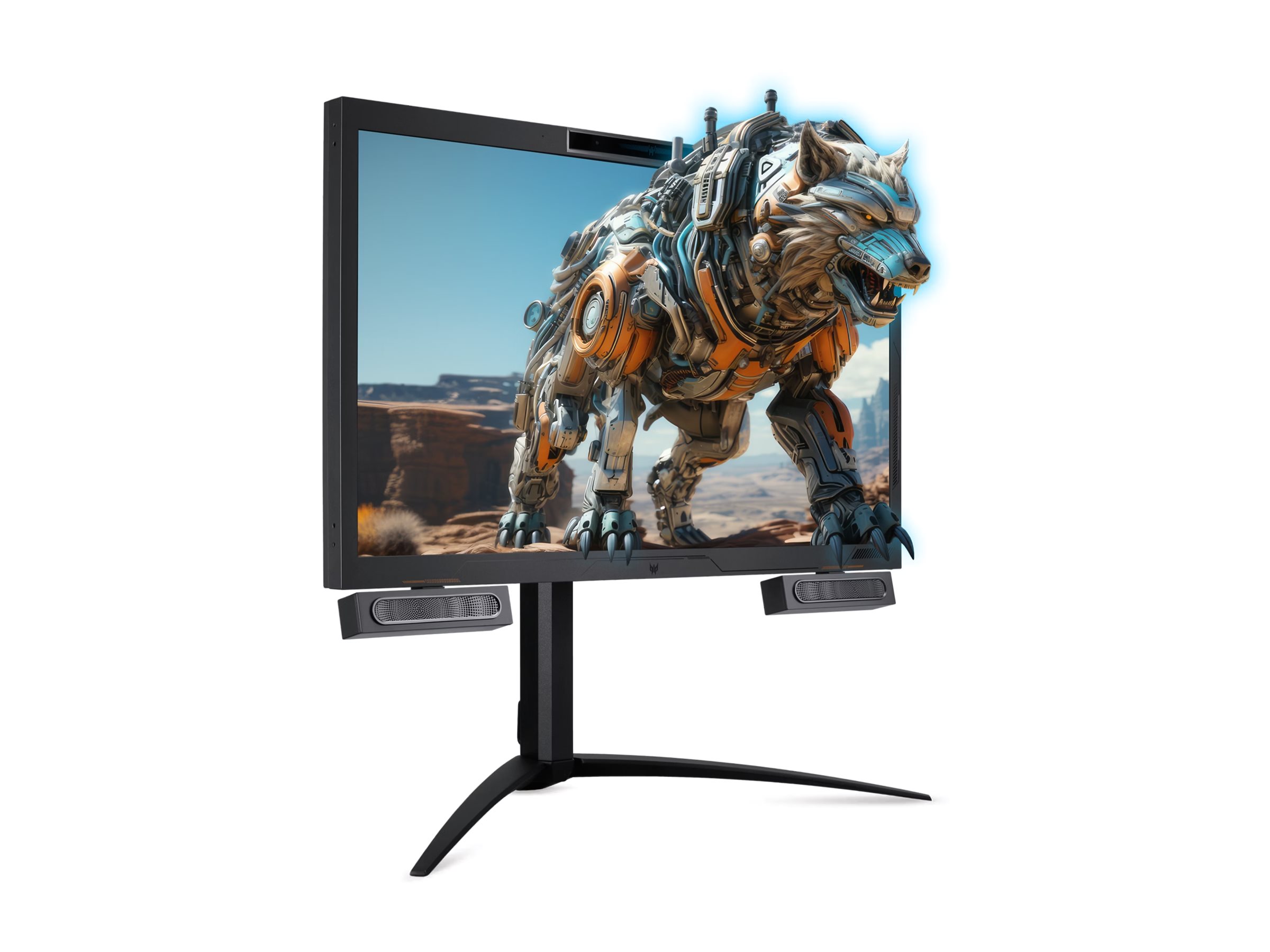 Acer Predator SpatialLabs View PSV27-2 - LCD-Monitor - 68.6 cm (27") - 3840 x 2160 4K UHD (2160p) @ 160 Hz - AHVA - 400 cd/m² - 5 ms - HDMI, DisplayPort, USB-C - Lautsprecher