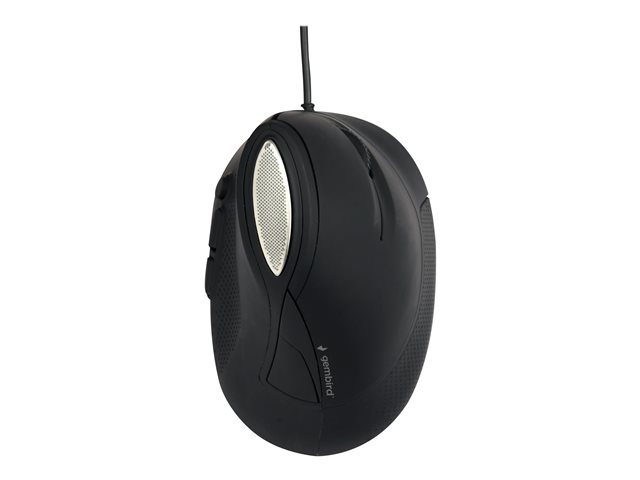 Gembird - vertikale Maus - USB - Space-grau