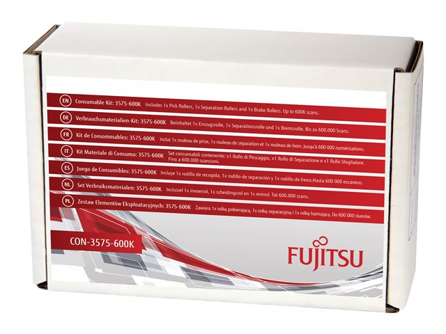 Fujitsu Consumable Kit: 3575-600K - Scanner - Verbrauchsmaterialienkit
