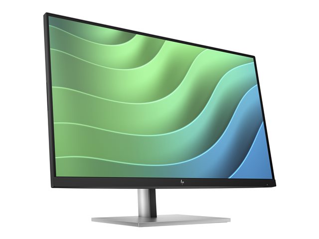 HP E27 G5 - E-Series - LED-Monitor - 68.6 cm (27") - 1920 x 1080 Full HD (1080p) @ 75 Hz - IPS - 300 cd/m² - 1000:1 - 5 ms - HDMI, DisplayPort, USB - Schwarz, Schwarz und Silber (Ständer)