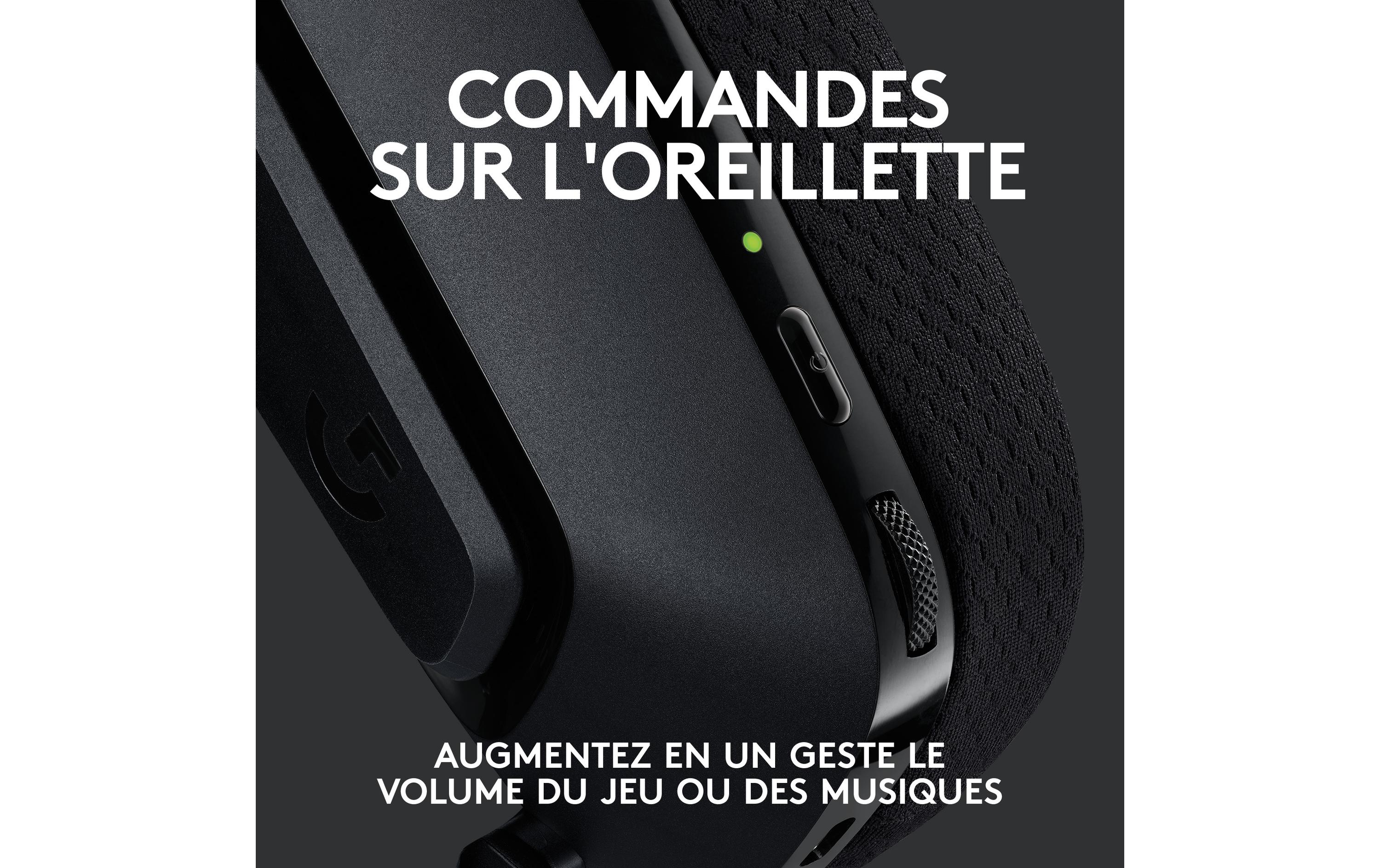 Logitech G G535 LIGHTSPEED Wireless Gaming Headset - Headset - ohrumschließend - LIGHTSPEED - kabellos - Schwarz - Discord Certified
