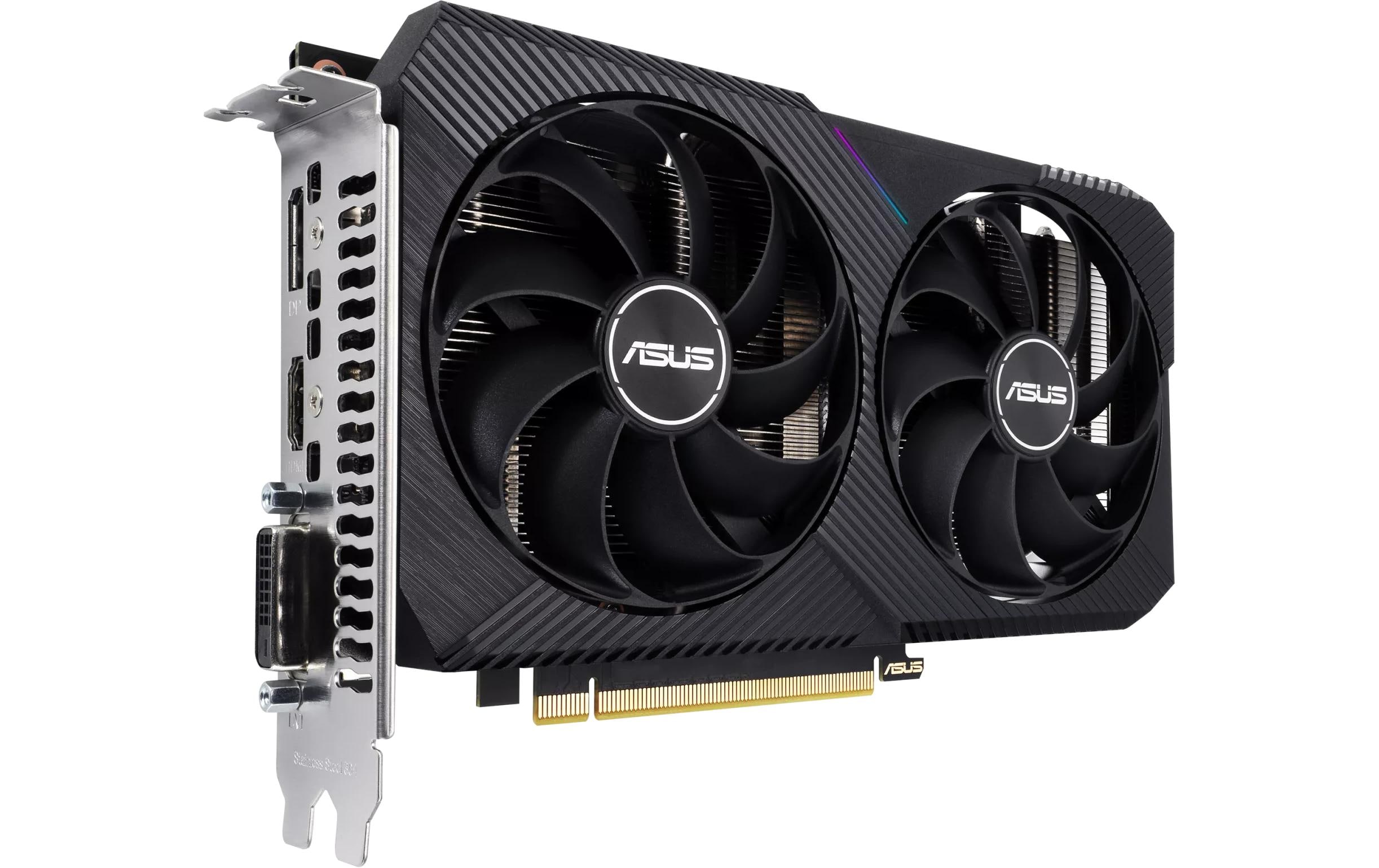 ASUS Dual GeForce RTX 3050 OC V2 Grafikkarte - 8GB GDDR6, DVI, HDMI, DP