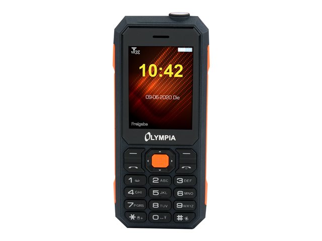 OLYMPIA Active - Schwarz
orange - Feature Phone - GSM