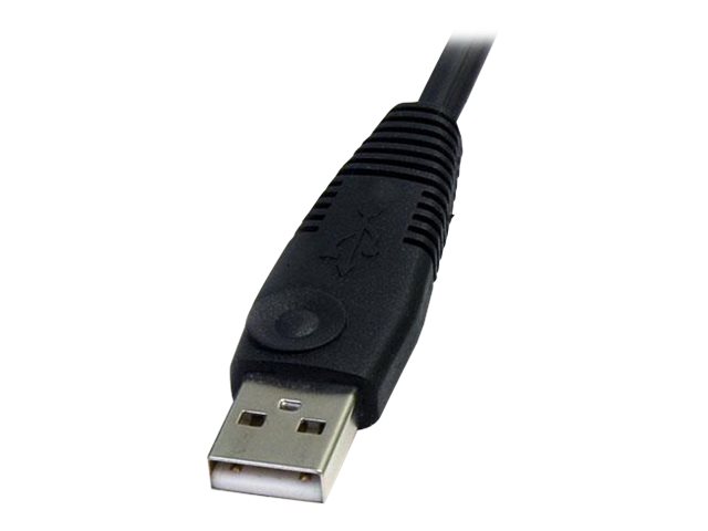 StarTech.com 1
8m 4-in-1 USB DisplayPort KVM-Switch Kabel mit Audio und Mikrofon - Video- / USB- / Audio-Kabel - 1.8 m