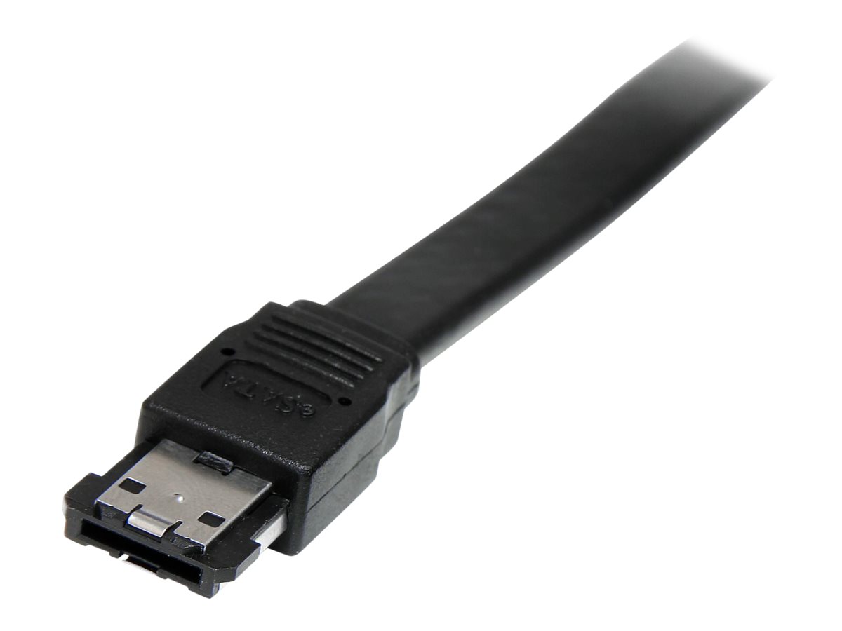 StarTech.com 1,8m geschirmtes eSATA Kabel - St/St - externes SATA Kabel - eSATA Kabel 180cm - eSATA-Kabel - Serial ATA 150 - eSATA (M) zu eSATA (M) - 1.8 m - Schwarz - für P/N: S351BMU33ET, S351BMU33ETG, SATDOCK5U3ER, SDOCKU313E, SDOCKU33EBV, SDOCKU33EF