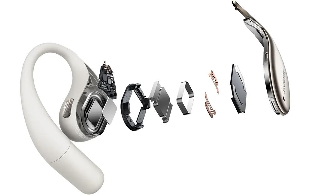 Xiaomi Openwear Stereo - True Wireless-Kopfhörer mit Mikrofon - im Ohr - Bluetooth - aktive Rauschunterdrückung - Sandstein Beige