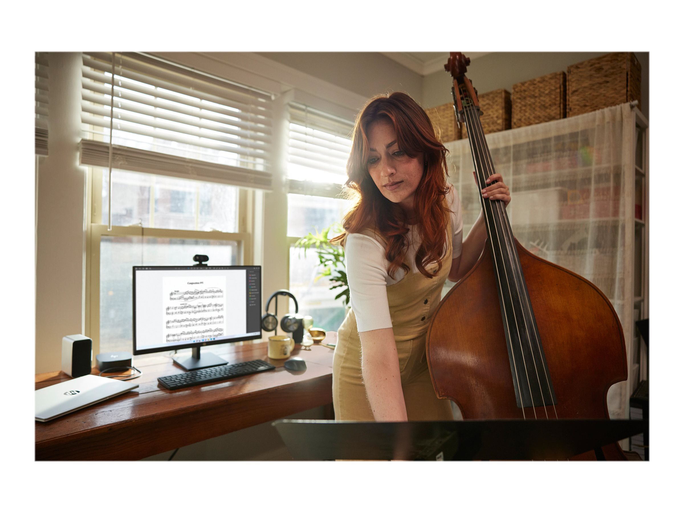 HP V24i G5 - LED-Monitor - 61 cm (24") (23.8" sichtbar) - 1920 x 1080 Full HD (1080p) @ 75 Hz - IPS - 250 cd/m² - 1000:1 - 5 ms - HDMI, VGA, DisplayPort