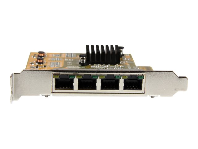 StarTech.com 4 Port PCIe Gigabit Netzwerkkarte - Quad Port PCI Express GbE NIC - Netzwerkadapter - PCIe - Gigabit Ethernet x 4