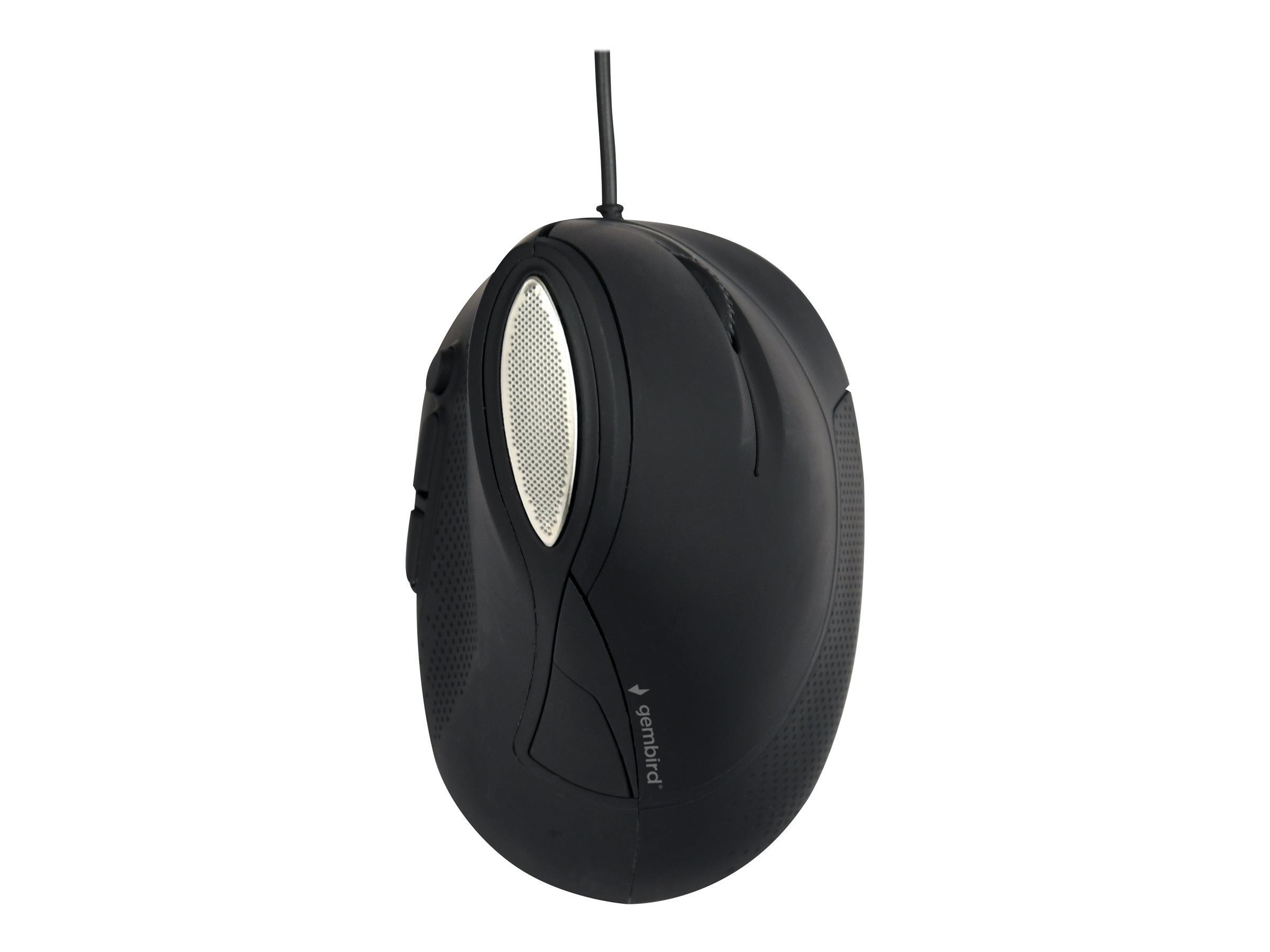 Gembird - vertikale Maus - USB - Space-grau