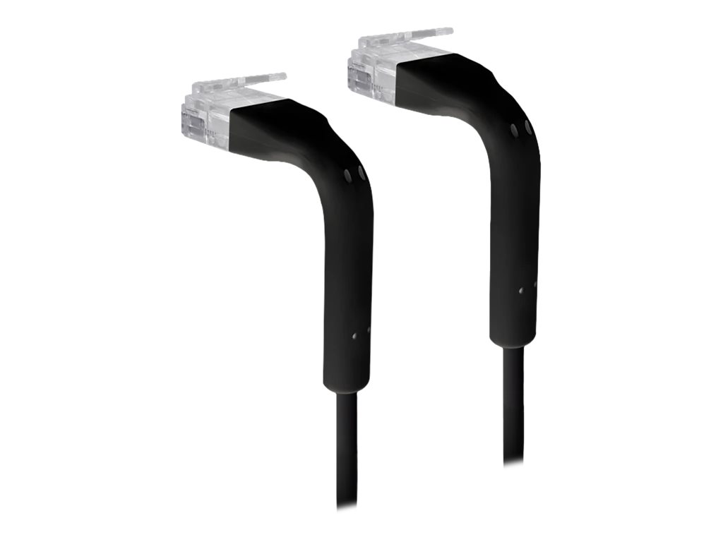 Ubiquiti UniFi - Patch-Kabel - RJ-45 (M) zu RJ-45 (M) - 10 cm - 3 mm - CAT 6 - geschirmt - Schwarz (Packung mit 50)