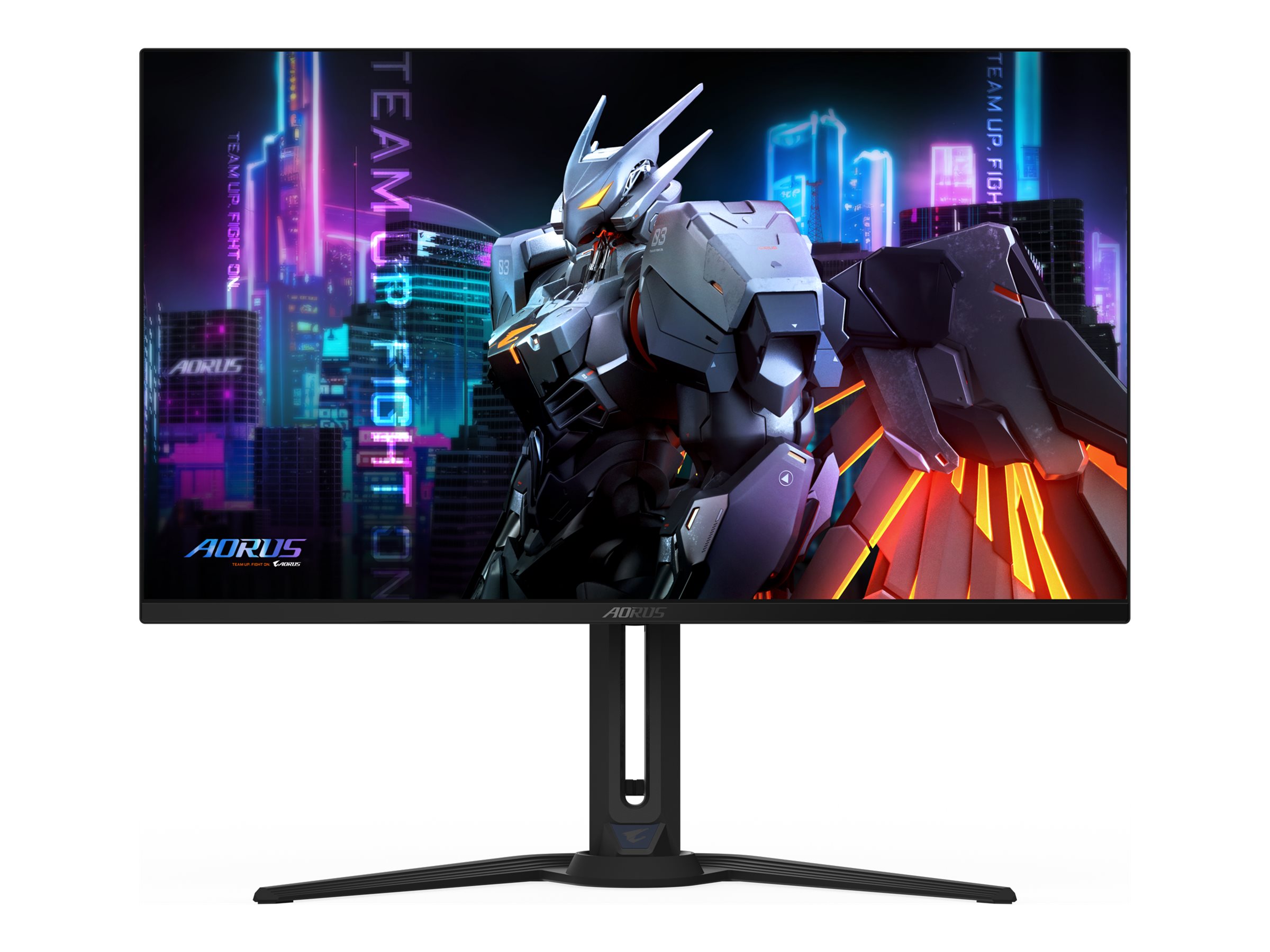 Gigabyte AORUS FO32U2 - OLED-Monitor - Gaming - 81.3 cm (32") (31.5" sichtbar) - 3840 x 2160 4K @ 240 Hz - 1000 cd/m² - 1500000:1 - DisplayHDR 400 True Black - 0.03 ms - 2xHDMI, DisplayPort, USB-C - Lautsprecher