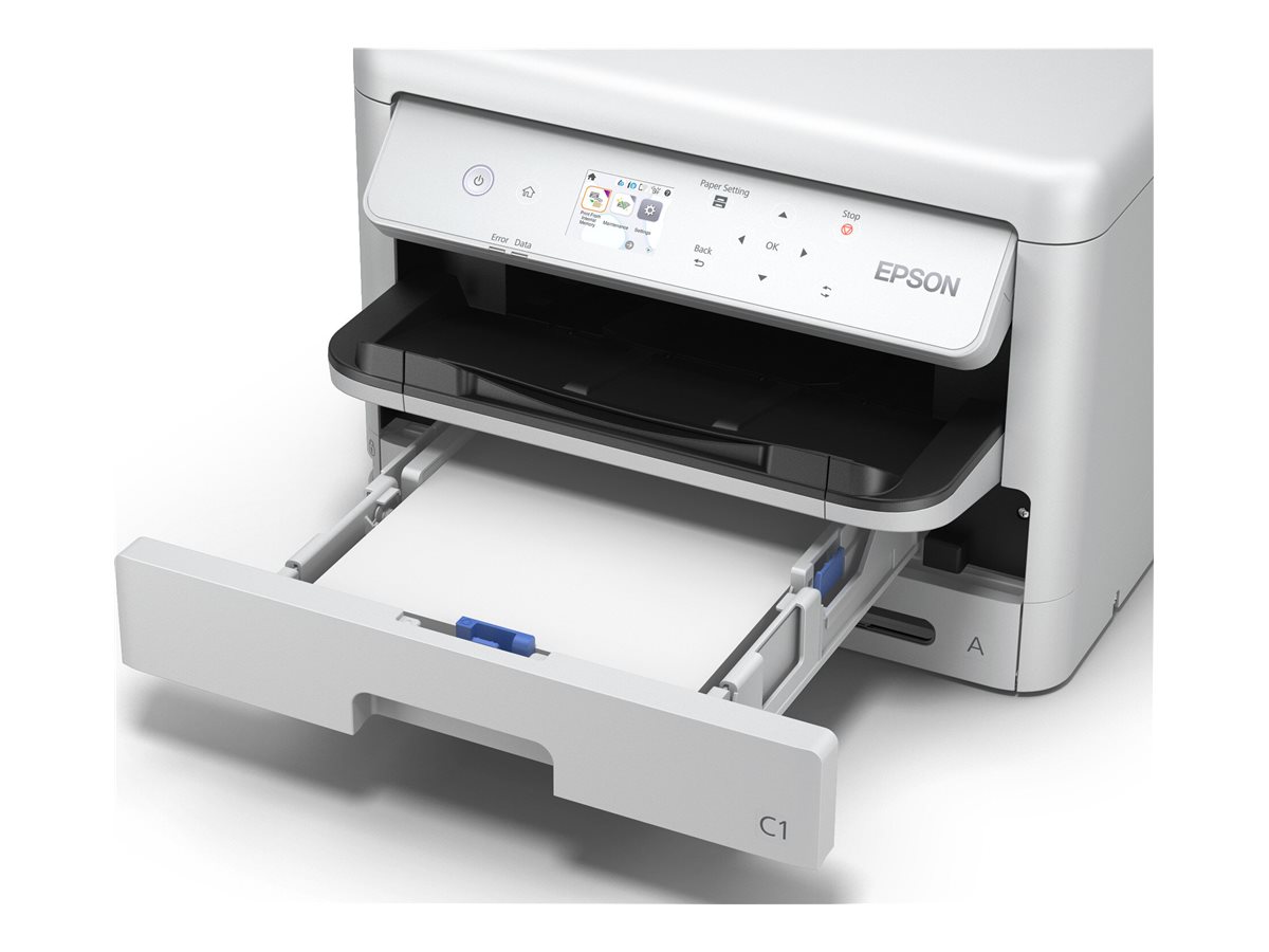 Epson WorkForce Pro WF-M5399DW - Drucker - s/w - Duplex - Tintenstrahl - A4/Legal - 1200 x 2400 dpi - bis zu 25 Seiten/Min. - Kapazität: 330 Blätter - USB 2.0, Gigabit LAN, Wi-Fi(ac)