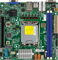 Supermicro Mainboard X13SCL-iF mini-ITX Sockel 1700 DDR5-only Bulk - Mainboard - Intel Sockel 1700 (Core i) - C262 - Mini-ITX - 128 GB - DDR5 - DIMM - SATA 6 GB/s - Grafik - Lan - USB 3.2 - USB 3.0 - USB - USB 2.0 - USB 3.0 - VGA - PCI-Express