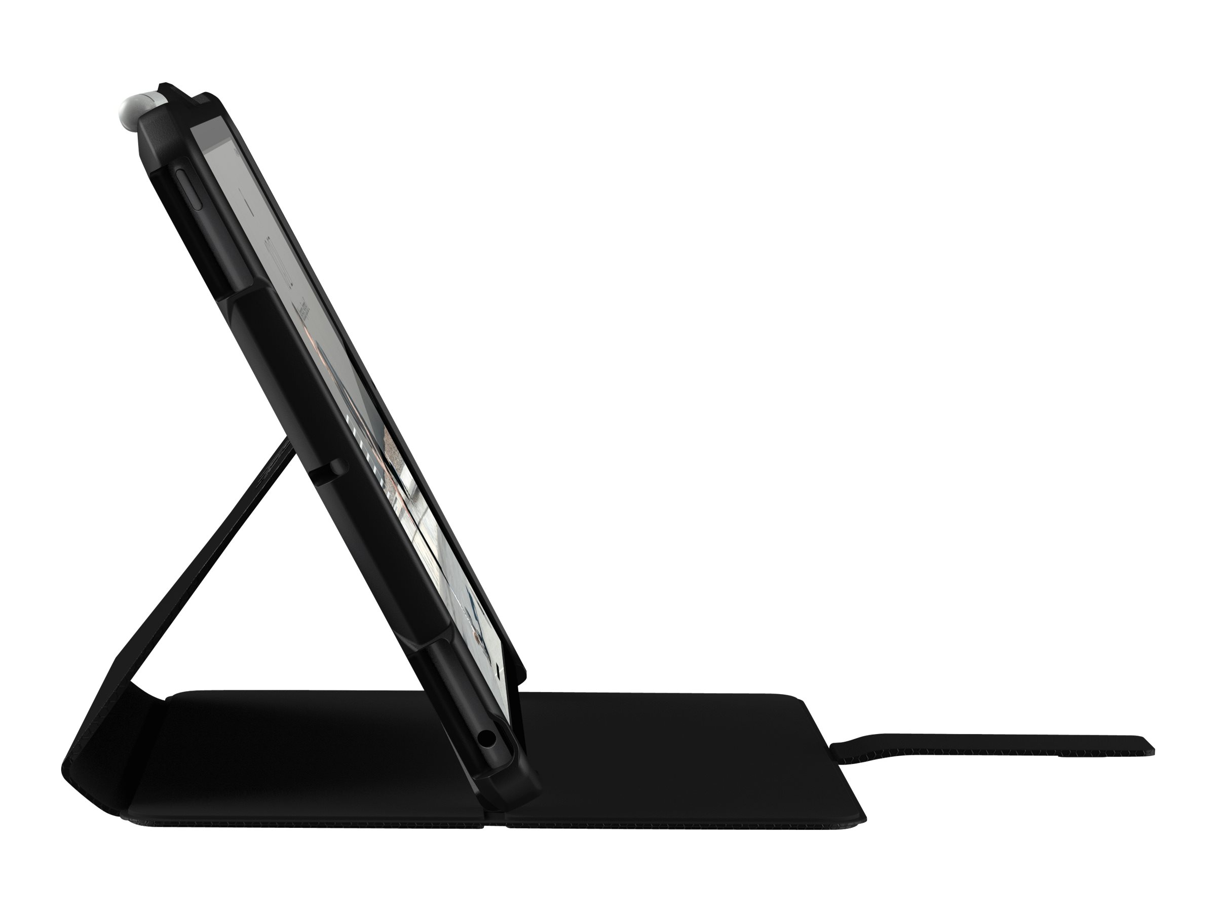 UAG Rugged Case for iPad 10.2-in (7/8 Gen, 2019/2020) - Metropolis Black - Flip-Hülle für Tablet - composite - Schwarz - 10.2" - für Apple 10.2-inch iPad (7. Generation, 8. Generation)