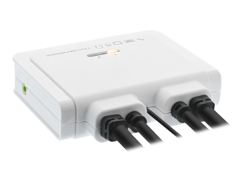 InLine 63615I - KVM-/Audio-/USB-Switch - 2 x KVM/Audio/USB - 1 lokaler Benutzer - Desktop