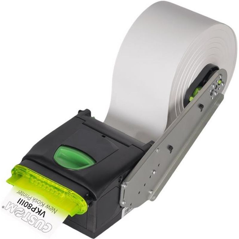 Custom VKP80III - Seitenanschluss - Belegdrucker - Thermotransfer - Rolle (8,25 cm) - 203 dpi - bis zu 250 mm/Sek. - USB 2.0, LAN (915DX010100J00)