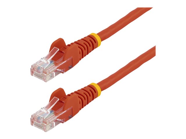 StarTech.com 0,5m Cat5e Ethernet Netzwerkkabel Snagless mit RJ45 - Cat 5e UTP Kabel - Rot - Patch-Kabel - RJ-45 (M) bis RJ-45 (M) - 50 cm - UTP - CAT 5e - ohne Haken, verseilt - Rot