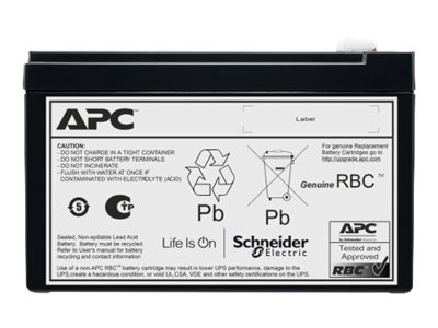 APC Replacement Battery Cartridge #176 - USV-Akku - 6 x Batterie - Bleisäure - 7 Ah - Schwarz