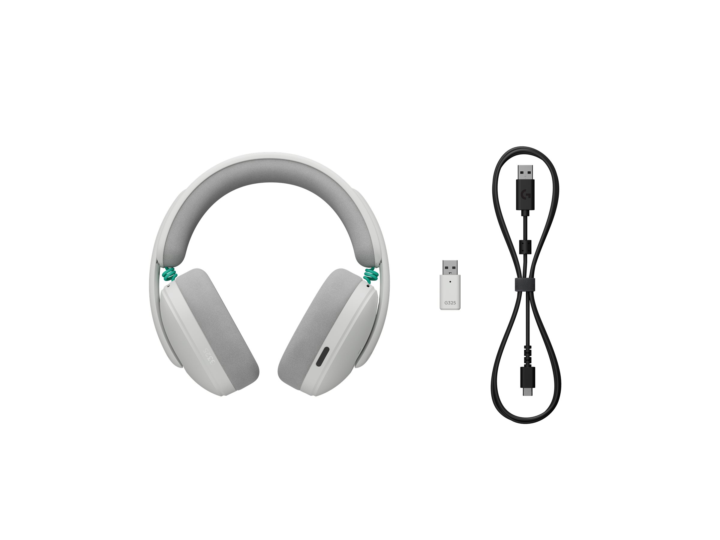 Logitech G325 LIGHTSPEED Gaming Headset kabellos weiß Bluetooth LIGHTSPEED 24h Akku