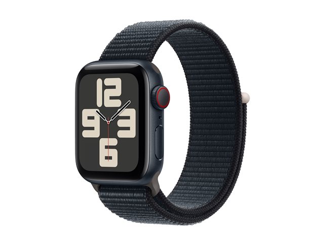 APPLE Watch SE GPS + Cellular 40mm Midnight Aluminium Case with Midnight Sport Loop (MRGE3QF/A)