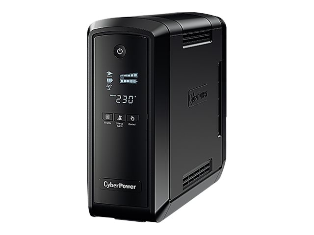 CyberPower CP900EPFCLCD Line-Interactive USV 900VA/540W
Reine Sinuswelle, AVR, LCD, USB (HID), RS232, RJ45 Lan Protection, Ausgang (6) Schuko