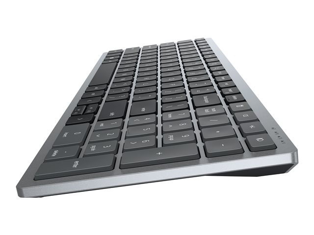 Dell KB740 - Tastatur - kompakt
mehrere Geräte - QWERTZ - Deutsch - Titan Gray Eingabegerät