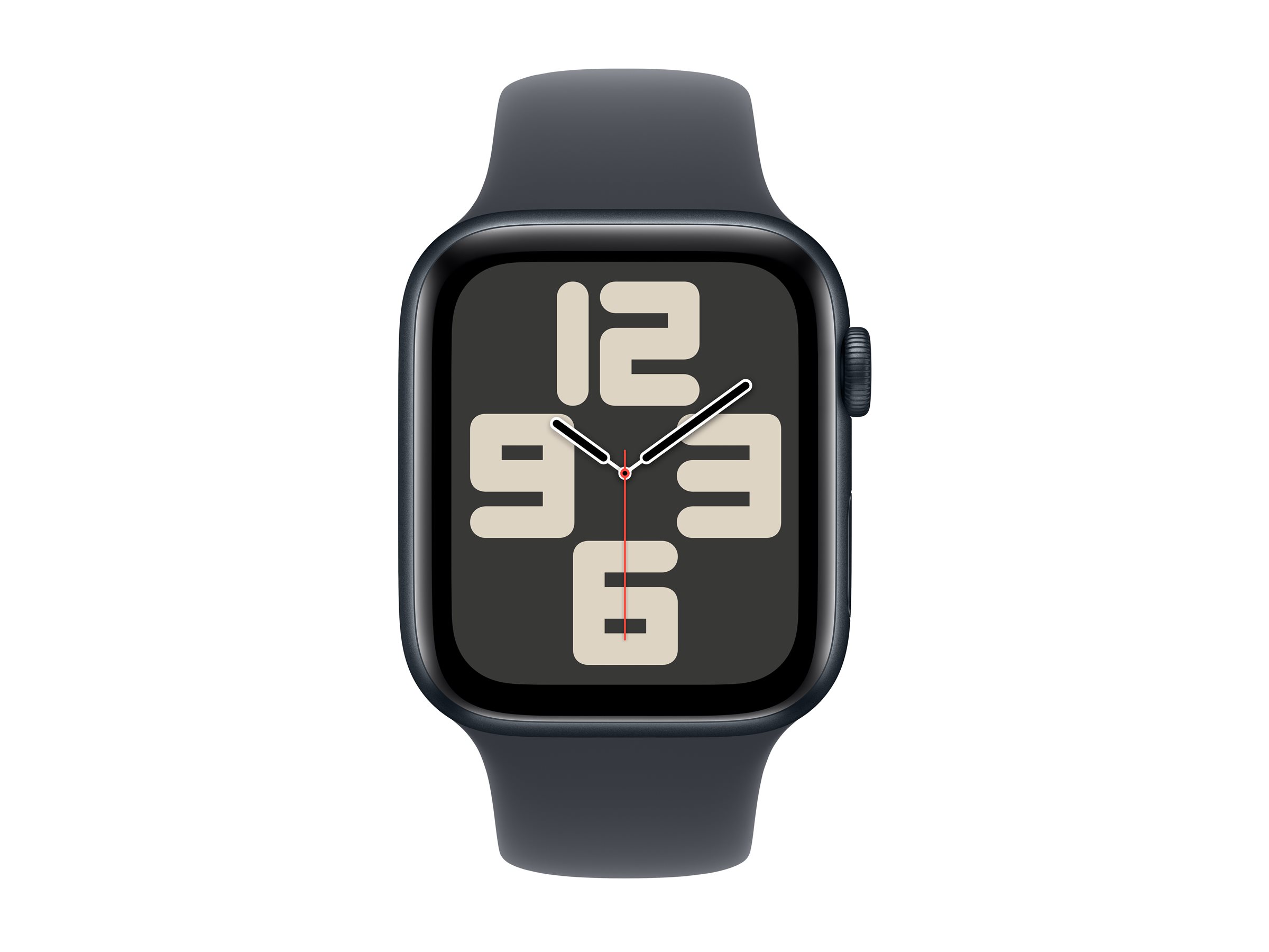 Apple Watch SE GPS 44mm Midnight Aluminium Case mit Midnight Sport Band - S/M (MXEJ3QF/A)
