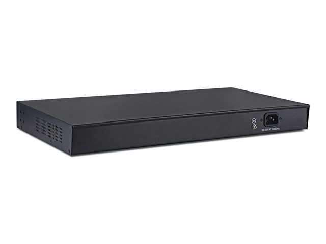 InLine 32324P - Switch - unmanaged - 24 x 10/100/1000 (PoE+) + 2 x Gigabit SFP (Uplink) - an Rack montierbar - PoE+ (380 W)