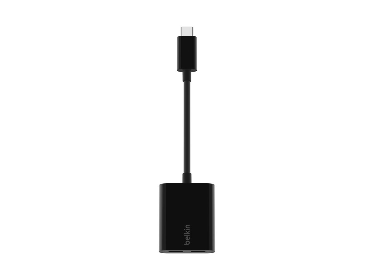 Belkin Connect Audio + Charge - USB-C auf USB-C Kopfhörer-/Ladeadapter - Audio/USB - 14 m