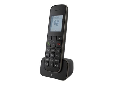 Deutsche Telekom Sinus 207 pack - Schnurloses Erweiterungshandgerät mit Rufnummernanzeige - DECT\GAP - Schwarz