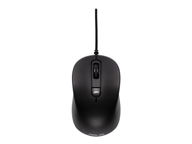 ASUS MU101C Blue Ray Silent - Maus - USB - Schwarz