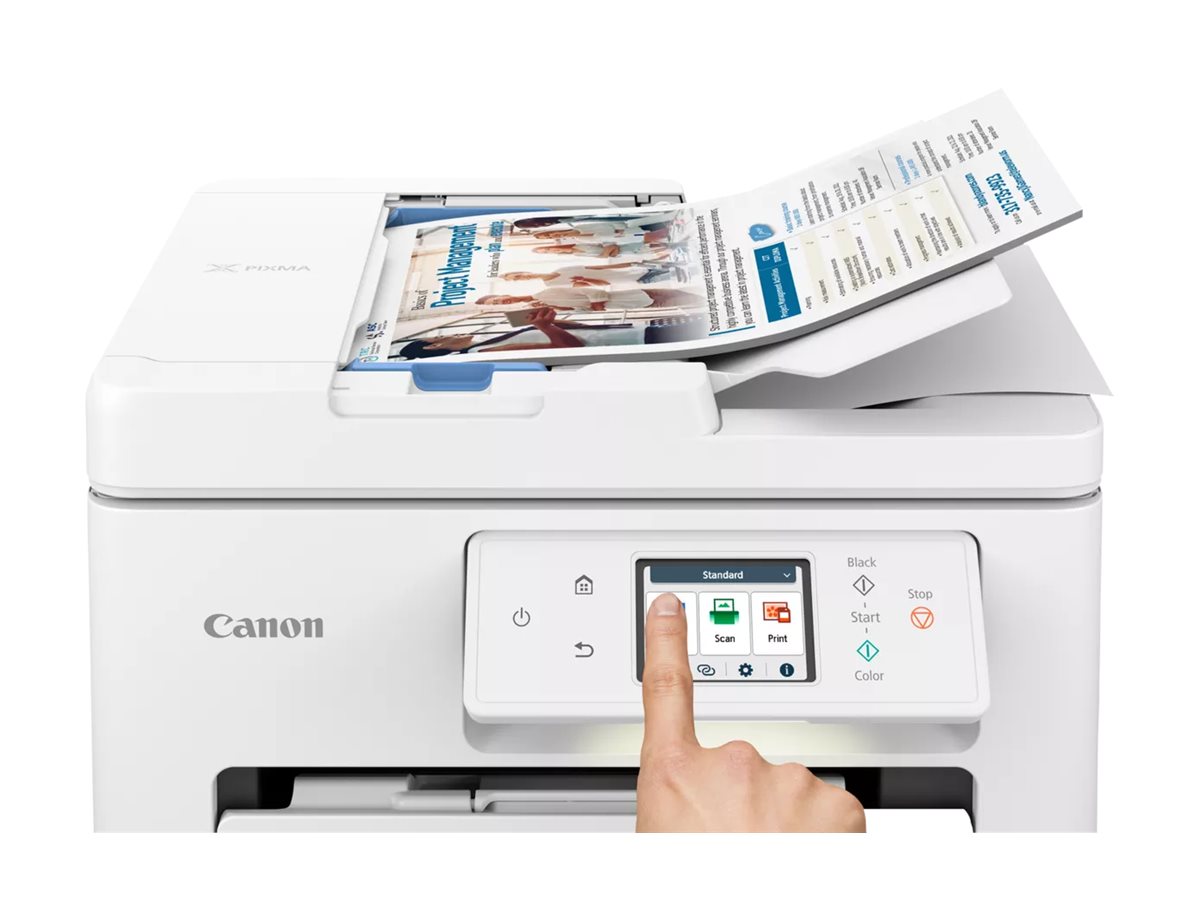Canon PIXMA TS7750i 3 in 1 Tintenstrahl-Multifunktionsdrucker grau