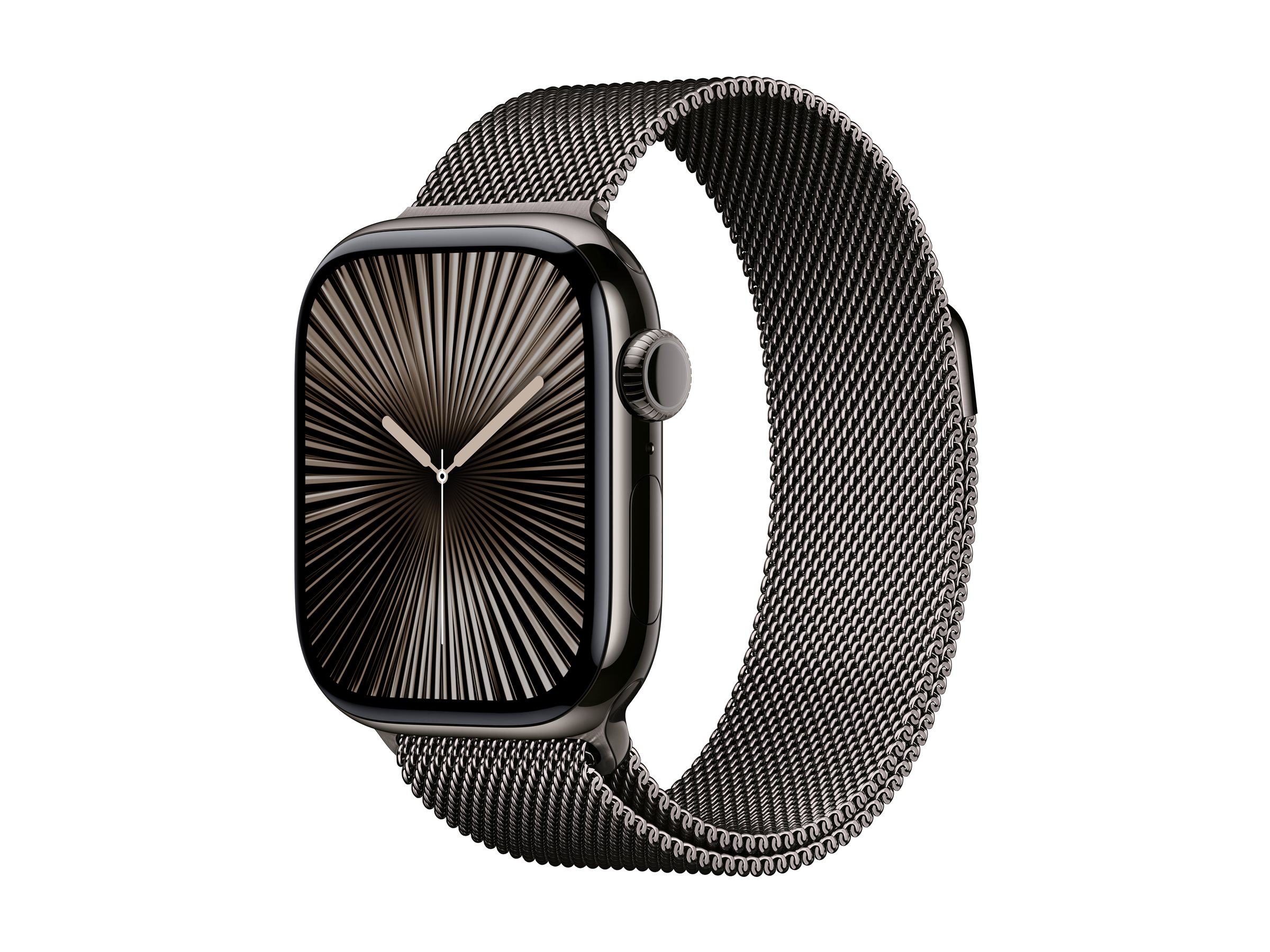 Apple Watch Series 10 GPS + Cellular 42mm Slate Titanium Case mit Slate Milanese Band (MX053QF/A)