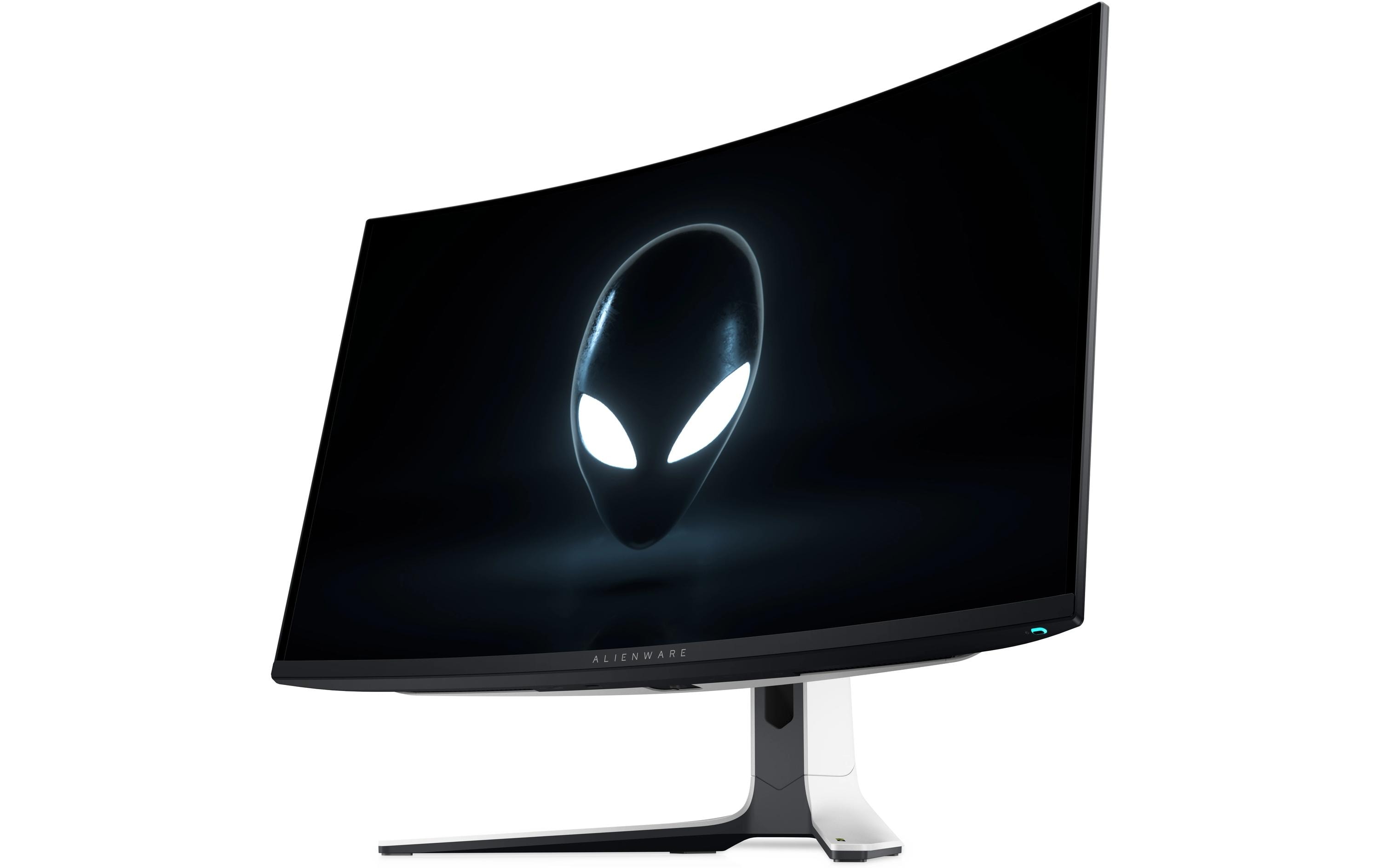 Alienware AW3225QF - OLED-Monitor - Gaming - gebogen - 81.3 cm (32") (31.62" sichtbar) - 3840 x 2160 4K @ 240 Hz - 1000 cd/m² - 1500000:1 - DisplayHDR 400 True Black - 0.03 ms - 2xHDMI, DisplayPort