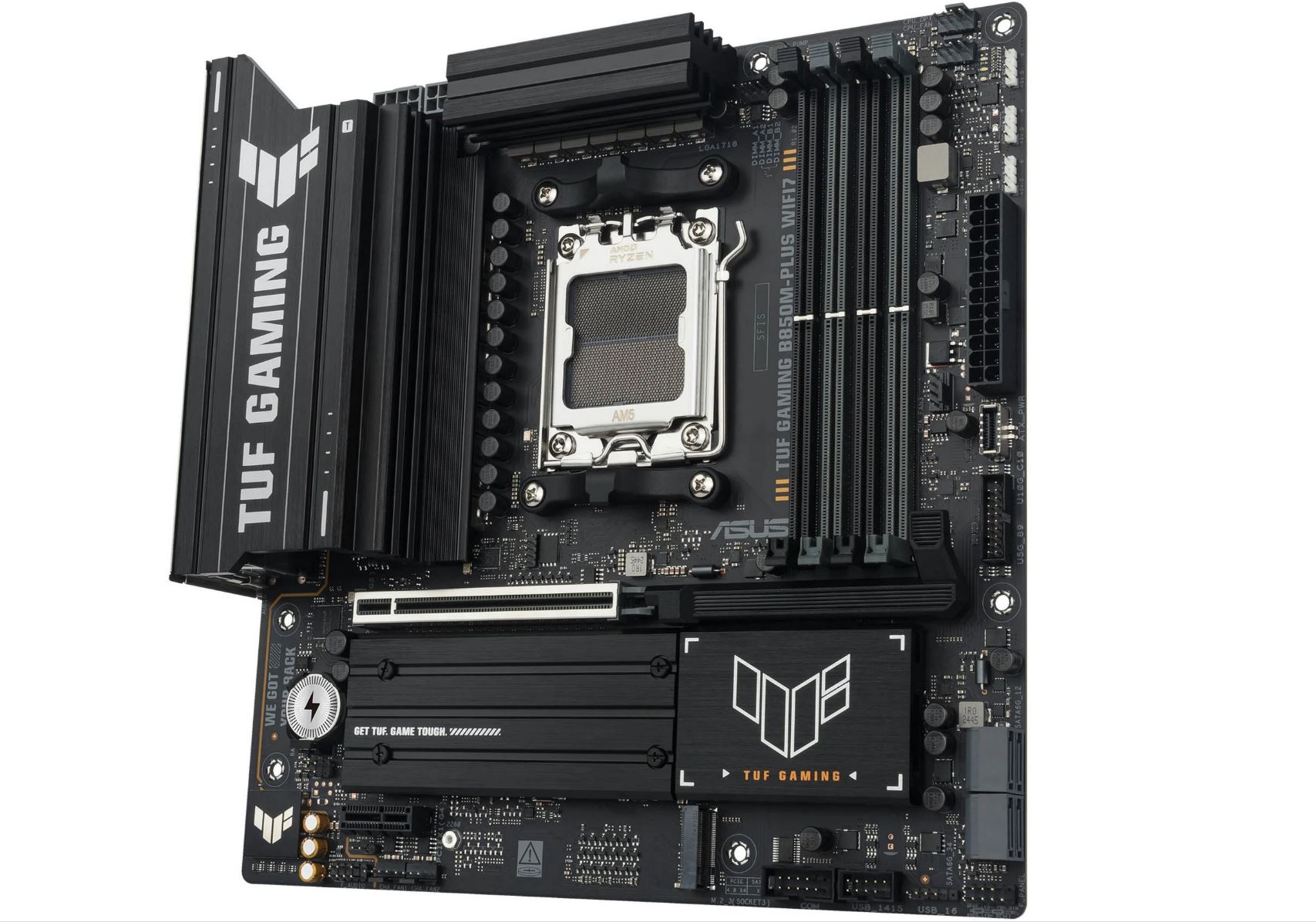 ASUS TUF GAMING B850M-PLUS WIFI7 - Mainboard - AMD Sockel AM5 (Ryzen Zen4) - Micro/Mini/Flex-ATX - DDR5 - PCI-Express