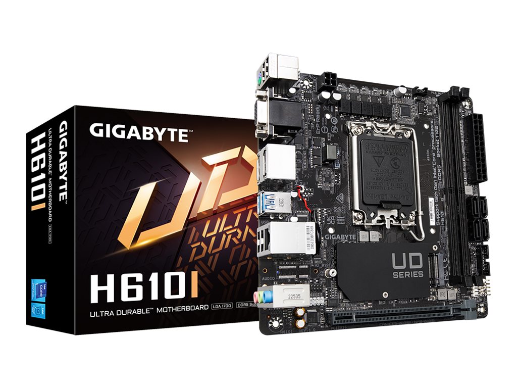 Gigabyte H610I - 1.0 - Motherboard - Mini-ITX - LGA1700-Sockel - H610
