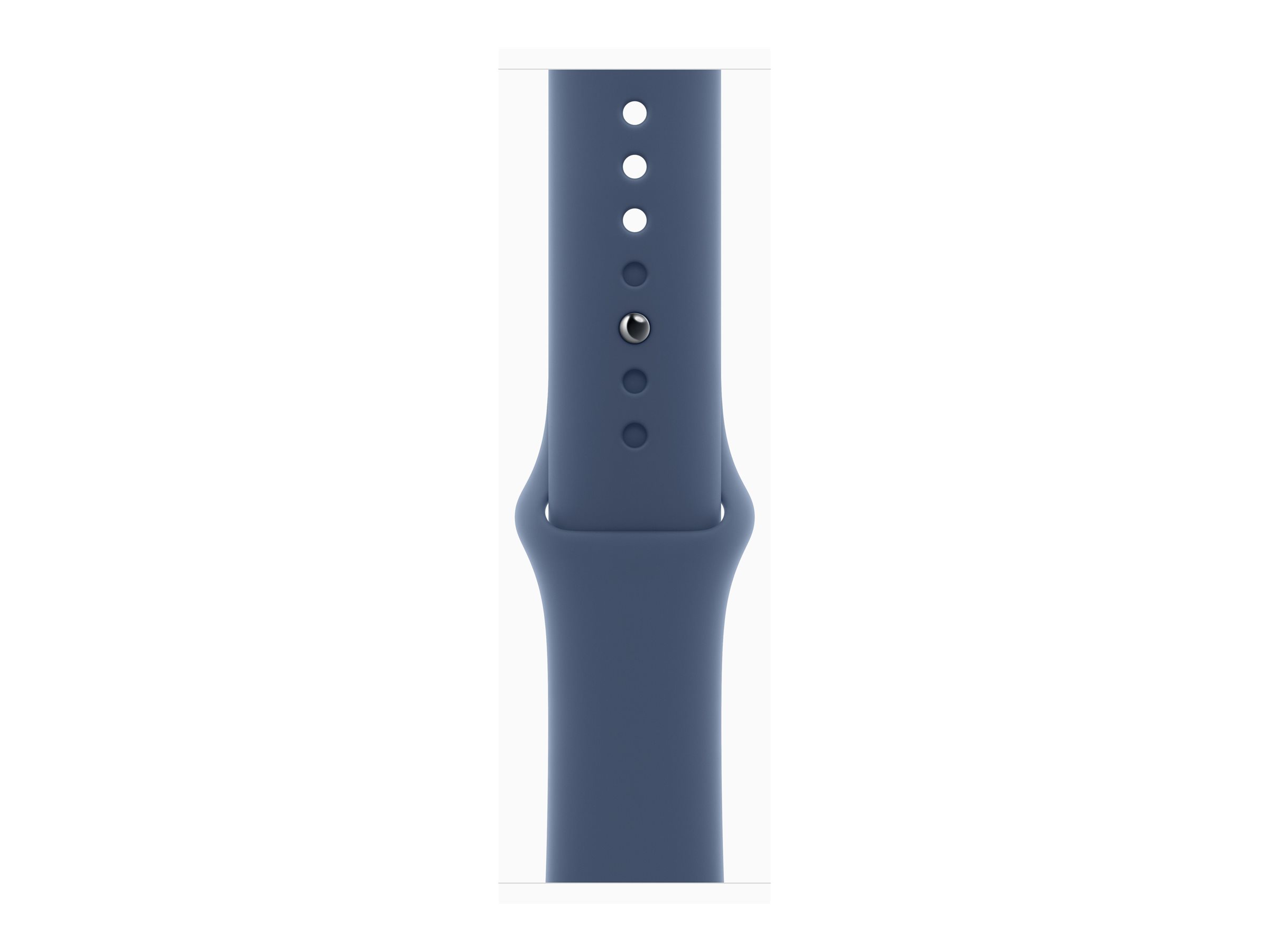 Apple Watch Series 10 GPS + Cellular 46mm Silver Aluminium Case mit Denim Sport Band - M/L (MWY13QF/A)