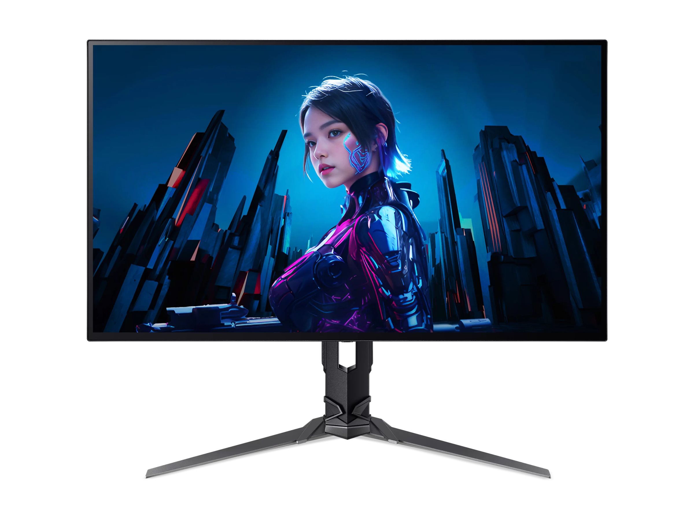 Acer Predator X27U F3bmiipruzx - X Series - OLED-Monitor - Gaming - 68.6 cm (27") (26.5" sichtbar) - 2560 x 1440 WQHD - 1300 cd/m² - DisplayHDR 400 True Black - 0.01 ms - 2xHDMI, DisplayPort - Lautsprecher - Schwarz