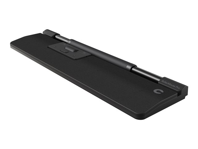 Contour RollerMouse Pro - zentrale Maus - mit schmaler Armauflage und veganem Leder