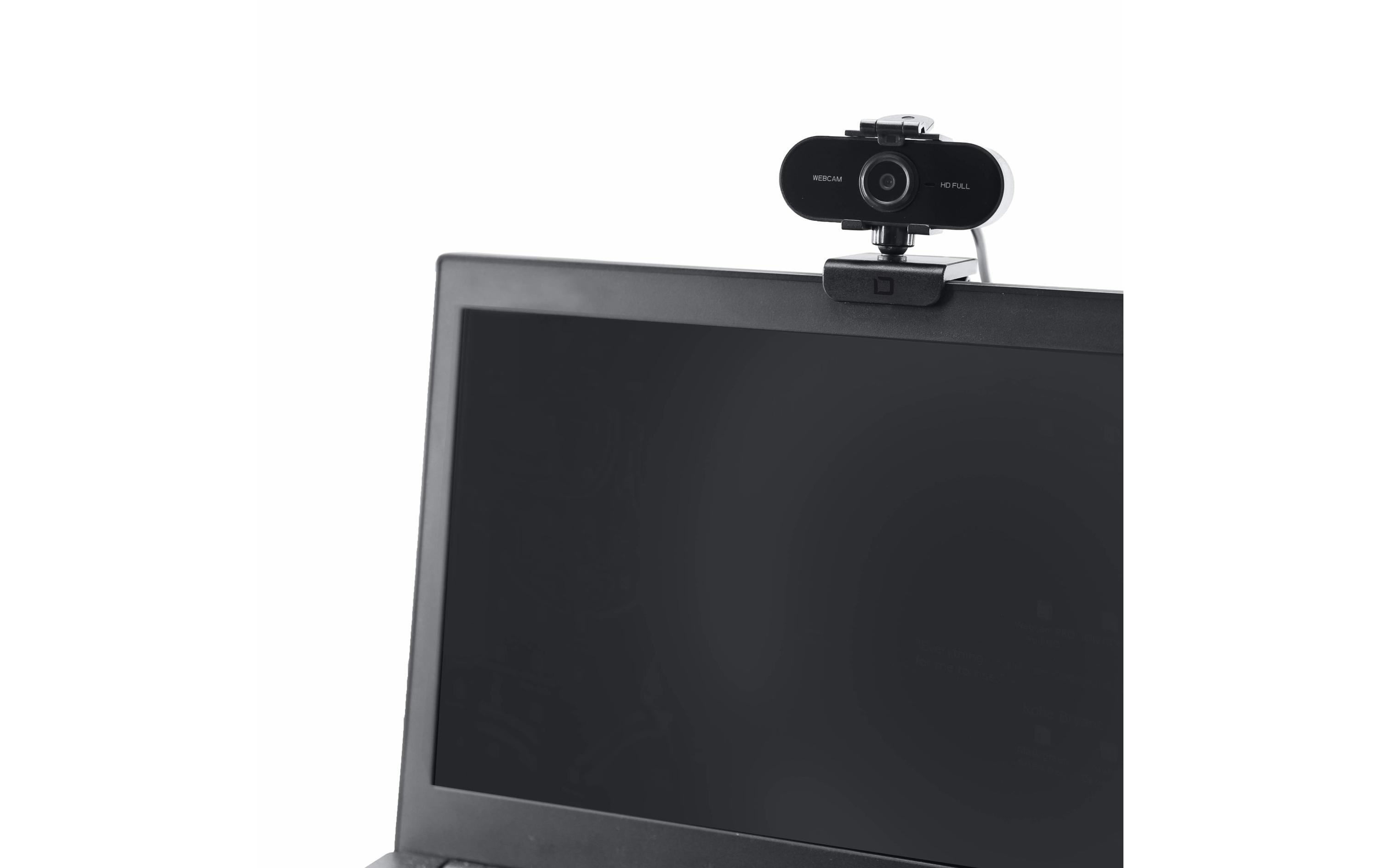 DICOTA Webcam PRO Plus Full HD - Webcam - Farbe - 1920 x 1080 - 1080p - Audio - USB 2.0
