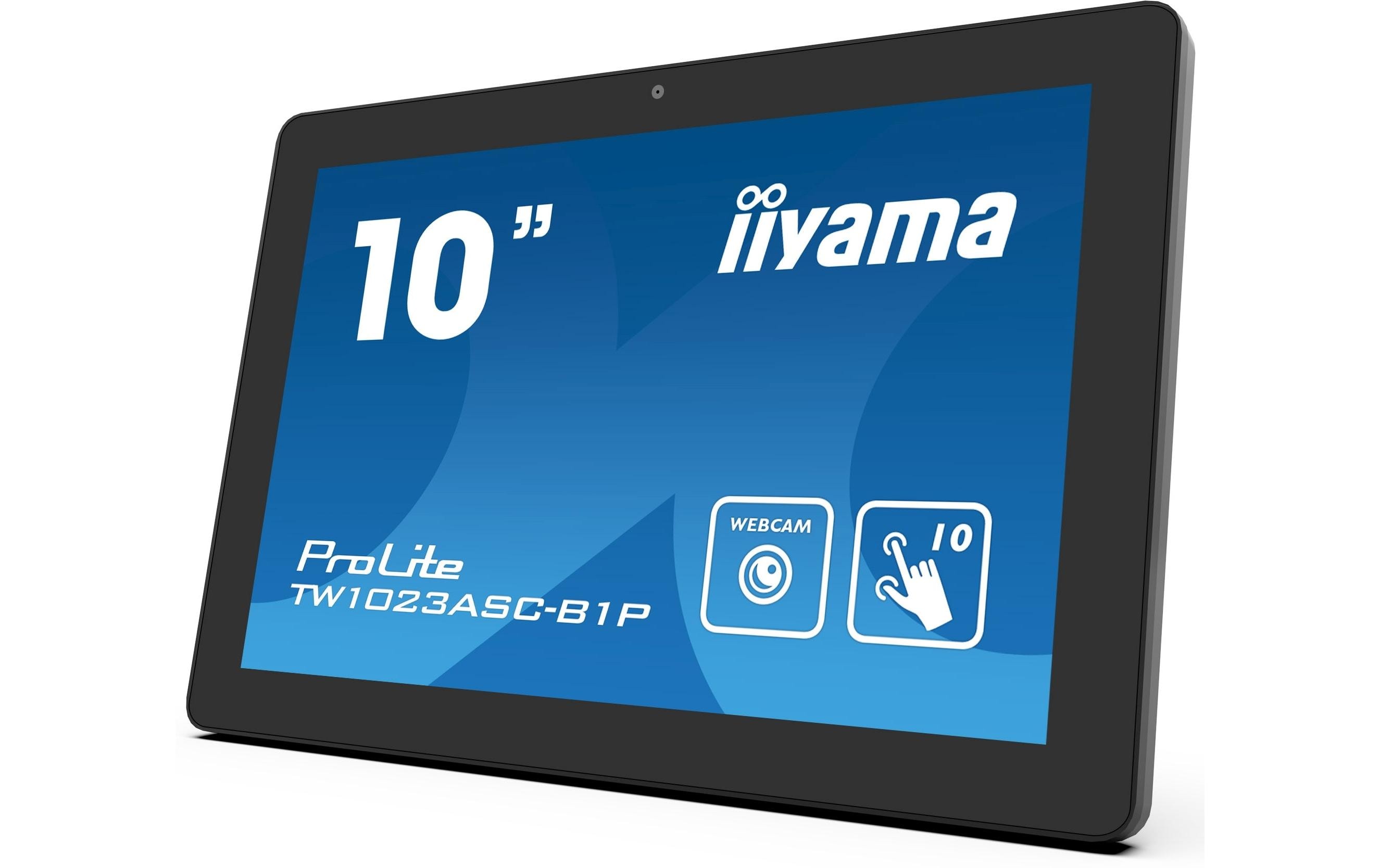 iiyama ProLite TW1023ASC-B1P - Android-PC - Touchpanel-PC - 1 RK3288 / 1.8 GHz - RAM 2 GB - SSD - eMMC 16 GB - Cortex-A17 - 1GbE - WLAN: 802.11b/g/n, Bluetooth 4.0 - Android 8.1 (Oreo) - Monitor: LED 25.5 cm (10.1") 1280 x 800 (WXGA)
