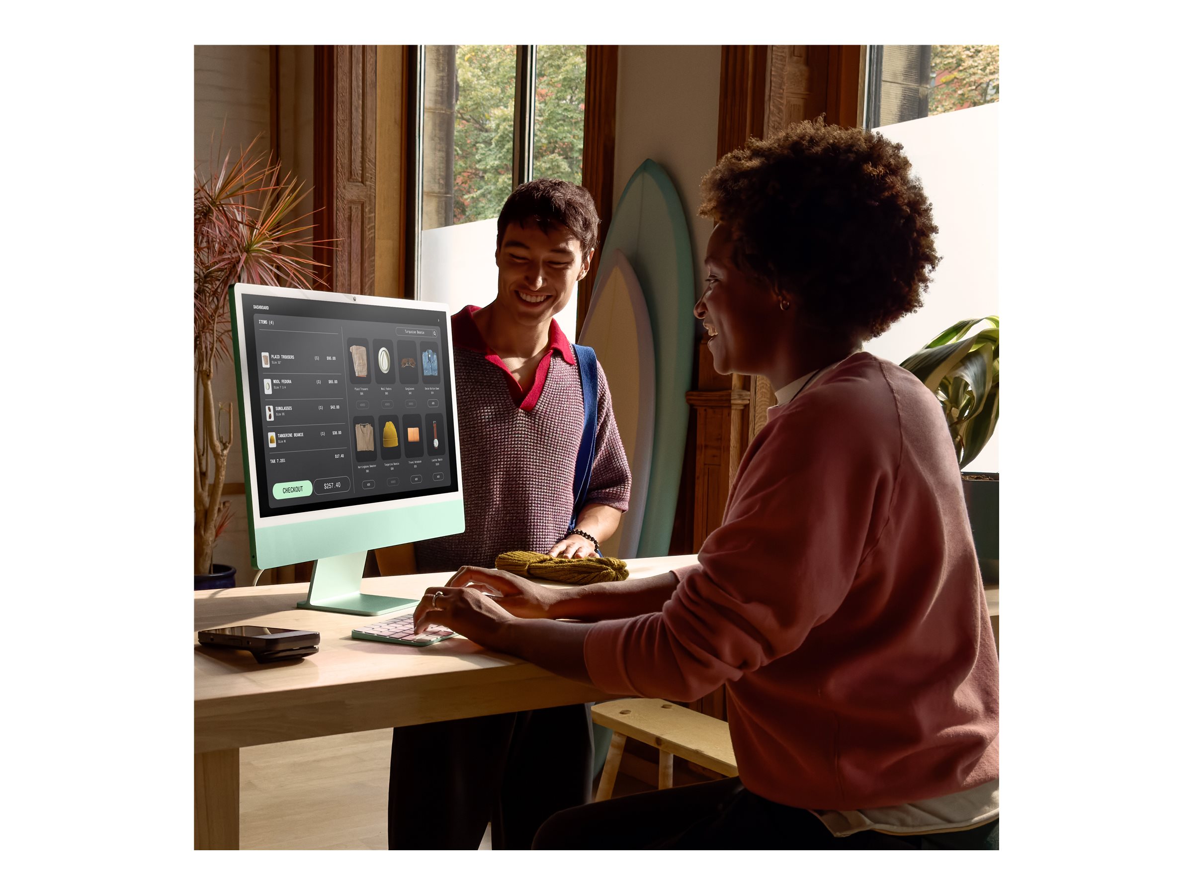 Apple iMac with 4.5K Retina display - All-in-One (Komplettlösung) - M4 - 16 GB - SSD 256 GB - LED 61 cm (24") - Deutsch