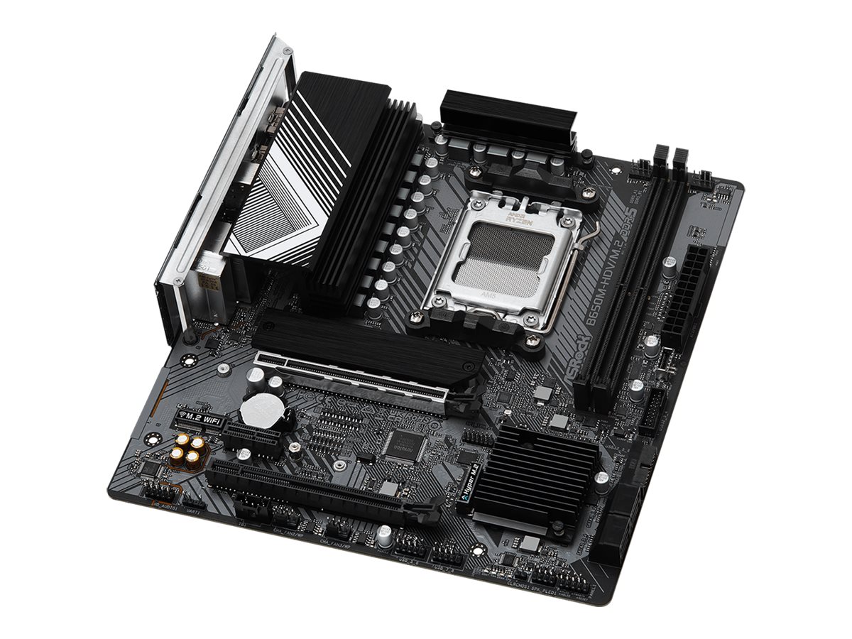 ASRock B650M-HDV/M.2 - Motherboard - micro ATX - Socket AM5 - AMD B650