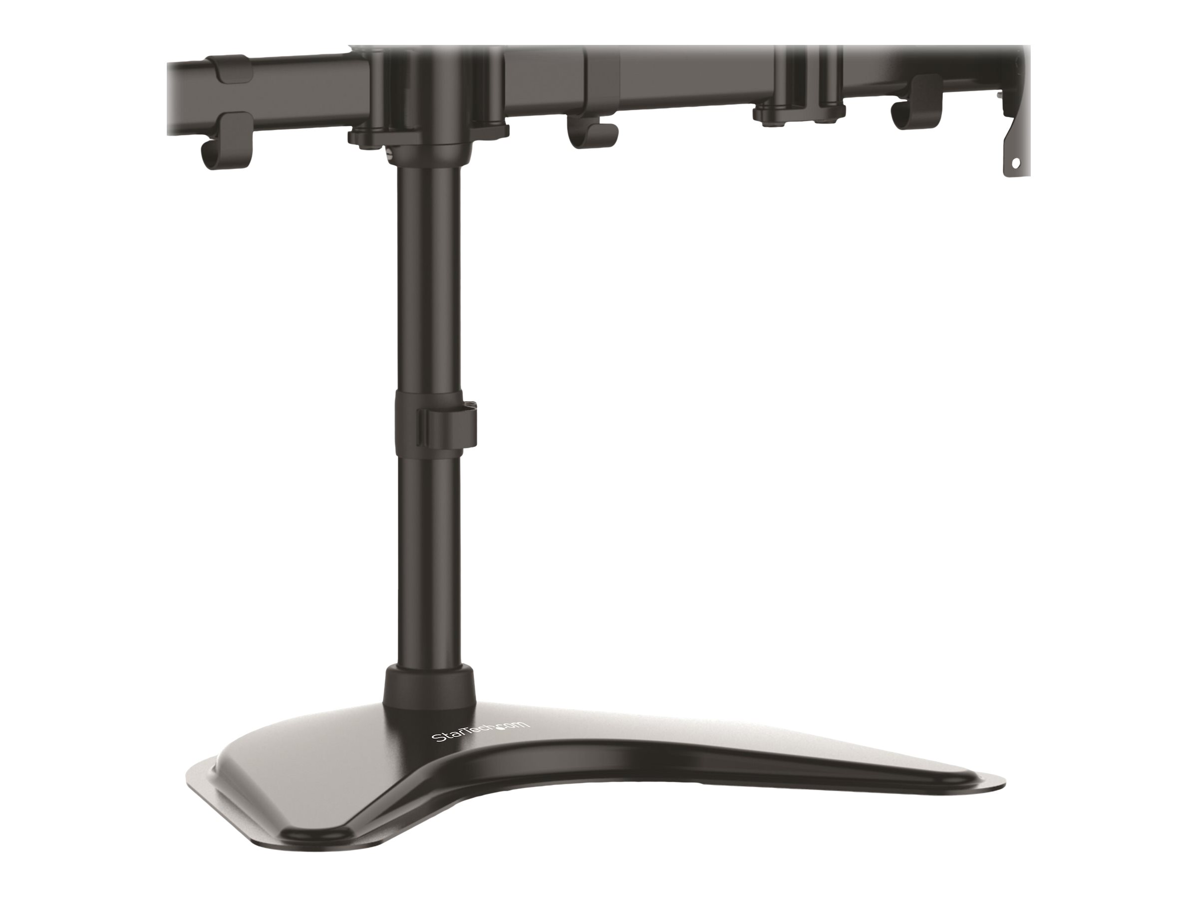 StarTech.com Vierfach-Monitorhalter - Schwenkbar - Verstellbarer 4 Monitorständer - Für VESA Monitore bis zu 27 Zoll (8 Kg) Aufstellung - für 4 Monitore - Schwarz