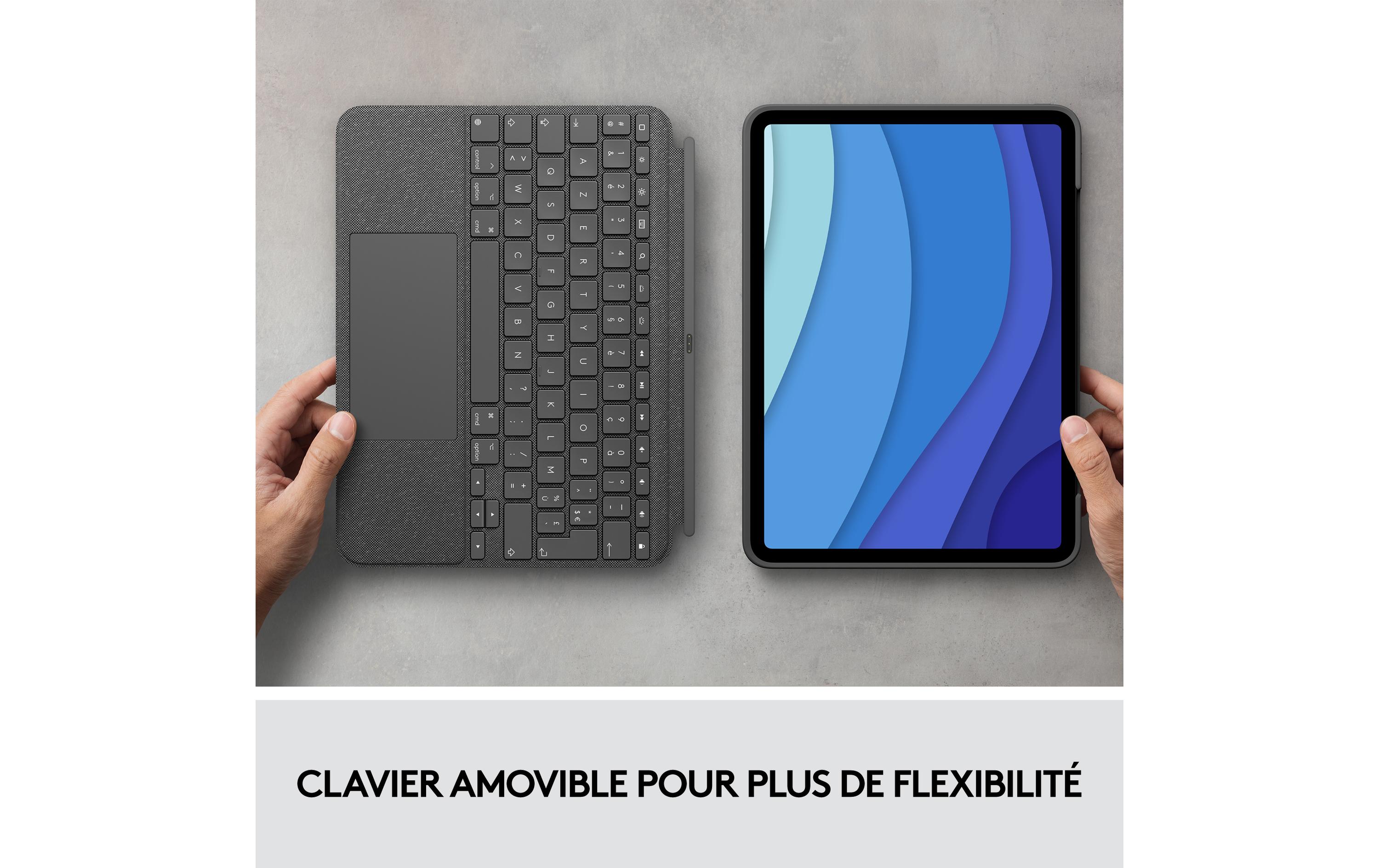 Logitech Tablet Tastatur Cover Combo Touch iPad Pro 11" 1.-4. Gen