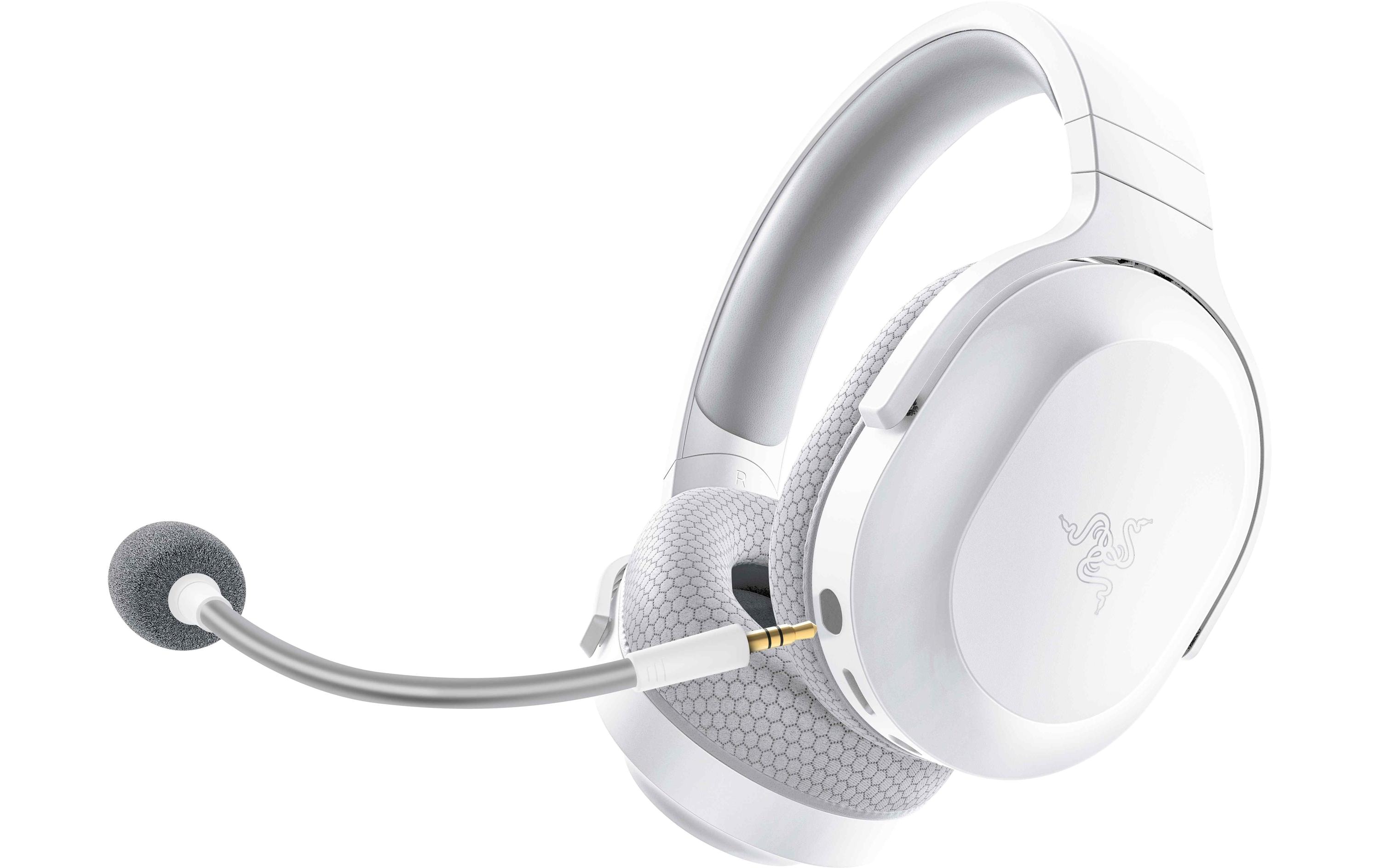 Razer Barracuda X - Headset - ohrumschließend - Bluetooth / 2,4 GHz Funkfrequenz - kabellos, kabelgebunden - 3,5 mm Stecker, USB-C - Geräuschisolierung - Quecksilber