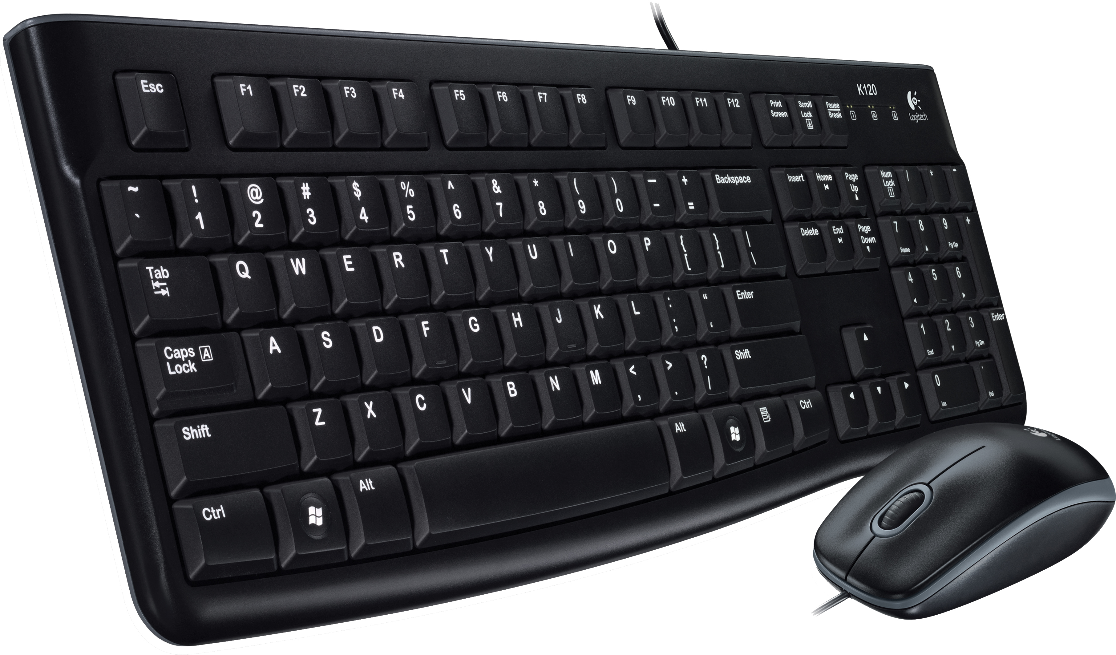 Logitech Desktop MK120 - Tastatur-und-Maus-Set - Deutsch Eingabegerät