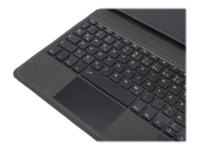 Tucano Tasto - Tastatur und Foliohülle - mit Trackpad - QWERTZ - Schwarz Eingabegerät
