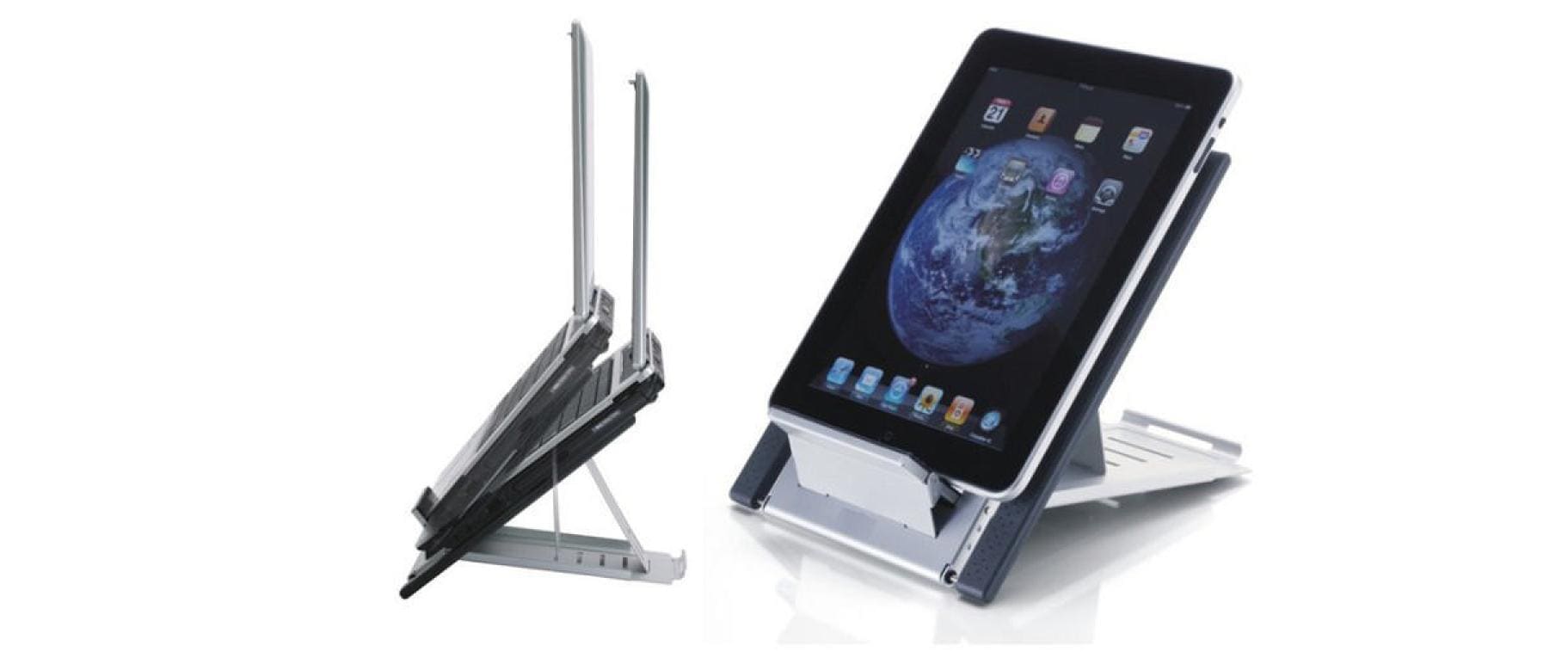 Neomounts NSLS100 Aufstellung - für Notebook / Tablet - Silber