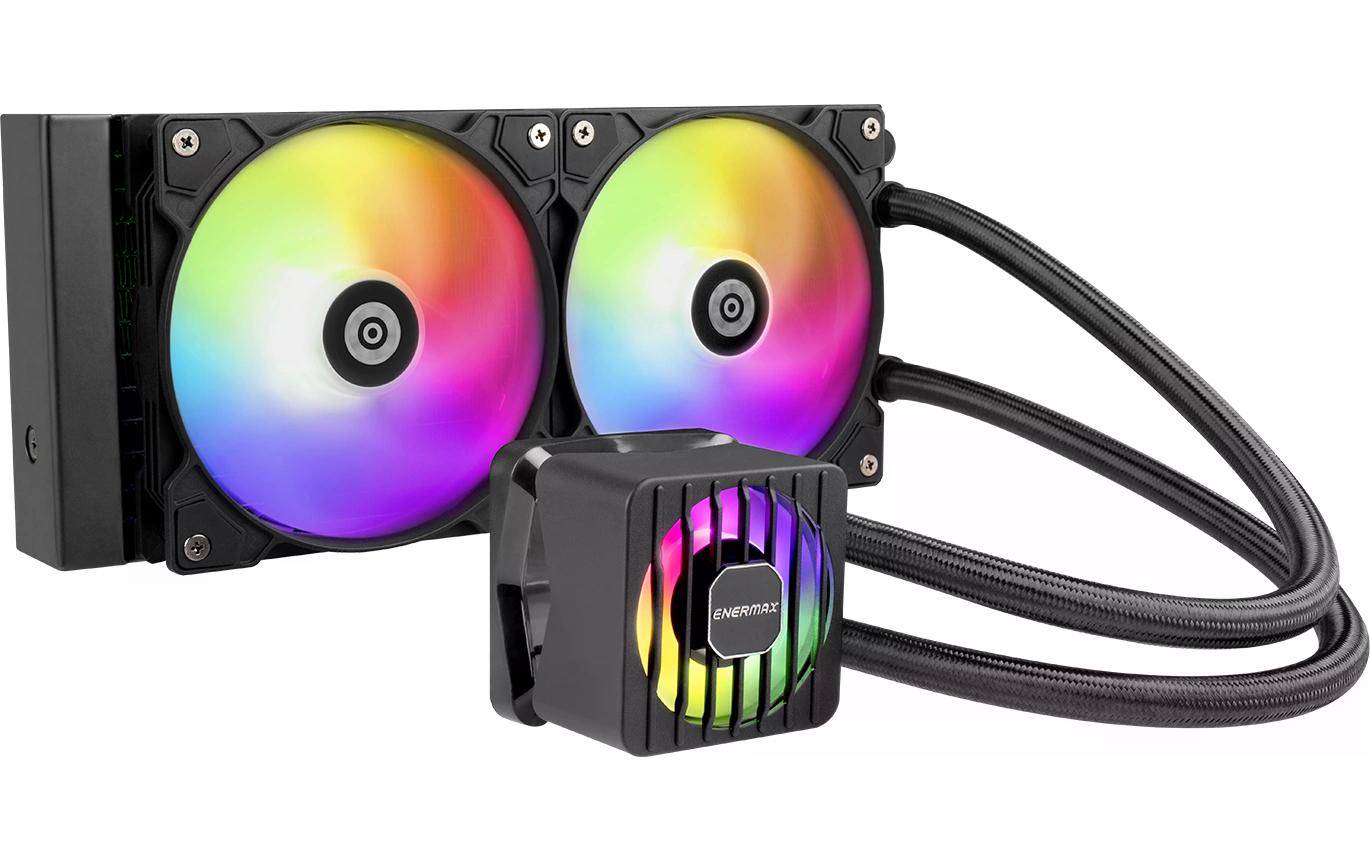 Enermax LIQMAXFLO ELC-LMF240T-ARGB - Prozessor-Flüssigkeitskühlsystem - 38 mm dicker Kühler